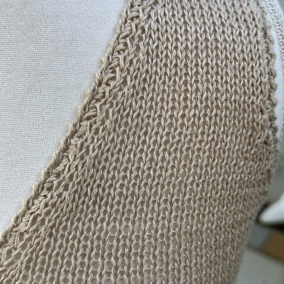 Agatha linen knit bundle sleeveless tank with matching cardigan - Picture 3 of 5